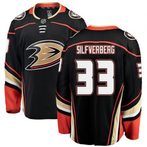 Dětské NHL Anaheim Ducks dresy 33 Jakob Silfverberg Breakaway Černá Fanatics Branded Domácí