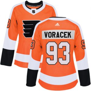 Dámské NHL Philadelphia Flyers dresy 93 Jakub Voracek Authentic Oranžový Adidas Domácí