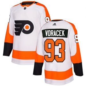 Dětské NHL Philadelphia Flyers dresy 93 Jakub Voracek Authentic Bílý Adidas Venkovní