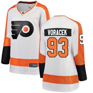 Dámské NHL Philadelphia Flyers dresy 93 Jakub Voracek Breakaway Bílý Fanatics Branded Venkovní