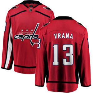 Pánské NHL Washington Capitals dresy 13 Jakub Vrana Breakaway Červené Fanatics Branded Domácí