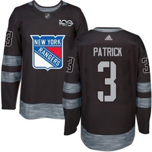 Pánské NHL New York Rangers dresy 3 James Patrick Authentic Černá Adidas 1917 2017 100th Anniversary