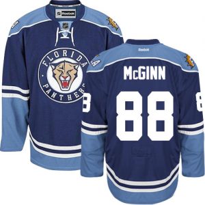 Pánské NHL Florida Panthers dresy 88 Jamie McGinn Authentic Námořnická modrá Reebok Alternativní hokejové dresy