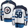 Pánské NHL Winnipeg Jets dresy 58 Jansen Harkins Breakaway Bílý Fanatics Branded Venkovní