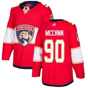 Pánské NHL Florida Panthers dresy 90 Jared McCann Authentic Červené Adidas Domácí