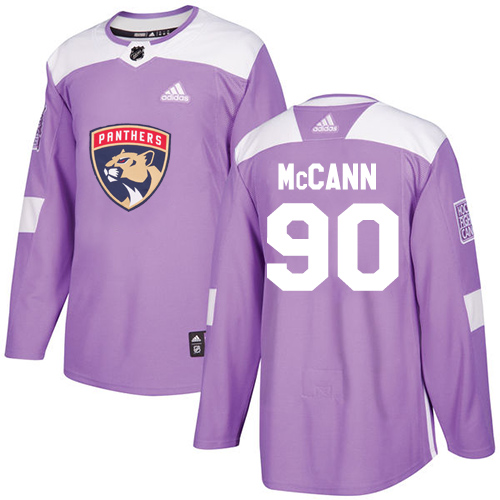 Dětské NHL Florida Panthers dresy 90 Jared McCann Authentic Nachový Adidas Fights Cancer Practice