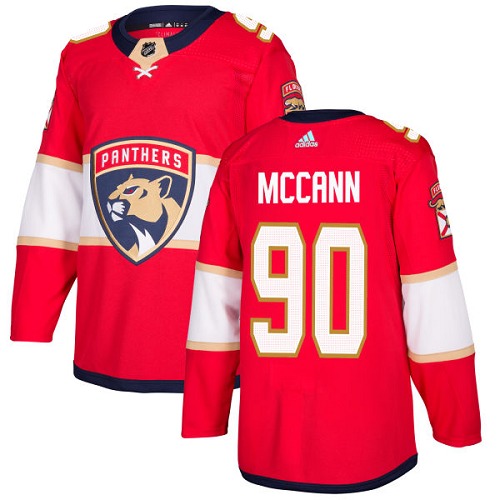 Dětské NHL Florida Panthers dresy 90 Jared McCann Authentic Červené Adidas Domácí