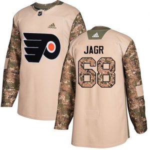 Pánské NHL Philadelphia Flyers dresy Jaromir Jagr 68 Authentic Camo Adidas Veterans Day Practice