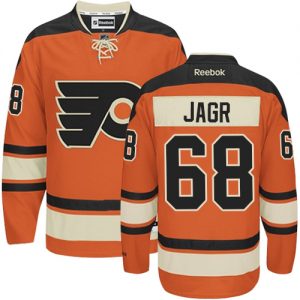 Pánské NHL Philadelphia Flyers dresy Jaromir Jagr 68 Authentic Oranžový Reebok New Alternativní
