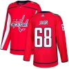 Pánské NHL Washington Capitals dresy Jaromir Jagr 68 Authentic Červené Adidas Domácí