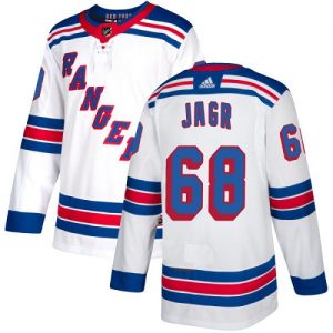 Pánské NHL New York Rangers dresy 68 Jaromir Jagr Authentic Bílý Adidas Venkovní