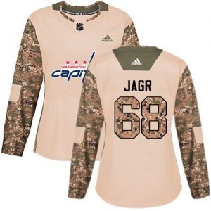 Dámské NHL Washington Capitals dresy Jaromir Jagr 68 Authentic Camo Adidas Veterans Day Practice