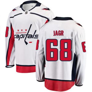 Pánské NHL Washington Capitals dresy Jaromir Jagr 68 Breakaway Bílý Fanatics Branded Venkovní