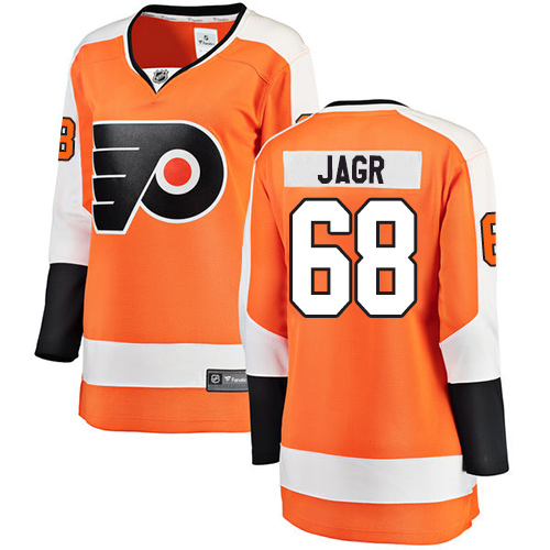 Dámské NHL Philadelphia Flyers dresy Jaromir Jagr 68 Breakaway Oranžový Fanatics Branded Domácí
