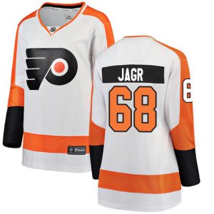 Dámské NHL Philadelphia Flyers dresy Jaromir Jagr 68 Breakaway Bílý Fanatics Branded Venkovní