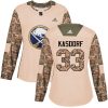 Dámské NHL Buffalo Sabres dresy Jason Kasdorf 33 Authentic Camo Adidas Veterans Day Practice