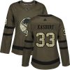 Dámské NHL Buffalo Sabres dresy Jason Kasdorf 33 Authentic Zelená Adidas Salute to Service