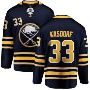 Dětské NHL Buffalo Sabres dresy Jason Kasdorf 33 Breakaway Námořnická modrá Fanatics Branded Domácí