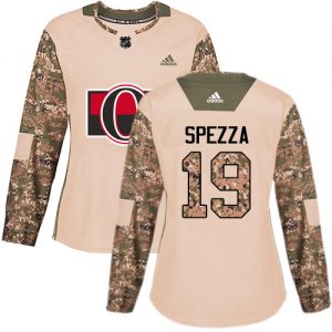 Dámské NHL Ottawa Senators dresy 19 Jason Spezza Authentic Camo Adidas Veterans Day Practice