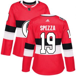 Dámské NHL Ottawa Senators dresy 19 Jason Spezza Authentic Červené Adidas 2017 100 Classic