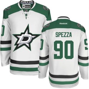 Dětské NHL Dallas Stars dresy 90 Jason Spezza Authentic Bílý Reebok Venkovní hokejové dresy