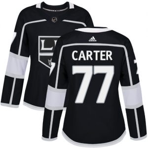 Dámské NHL Los Angeles Kings dresy 77 Jeff Carter Authentic Černá Adidas Domácí