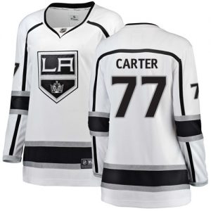 Dámské NHL Los Angeles Kings dresy 77 Jeff Carter Breakaway Bílý Fanatics Branded Venkovní