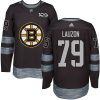 Pánské NHL Boston Bruins dresy Jeremy Lauzon 79 Authentic Černá Adidas 1917 2017 100th Anniversary