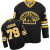 Pánské NHL Boston Bruins dresy Jeremy Lauzon 79 Authentic Černá Reebok Alternativní hokejové dresy