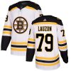 Pánské NHL Boston Bruins dresy Jeremy Lauzon 79 Authentic Bílý Adidas Venkovní