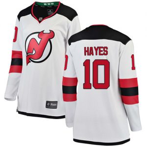 Dámské NHL New Jersey Devils dresy 10 Jimmy Hayes Breakaway Bílý Fanatics Branded Venkovní