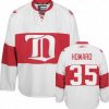 Pánské NHL Detroit Red Wings dresy 35 Jimmy Howard Authentic Bílý Reebok Alternativní Winter Classic