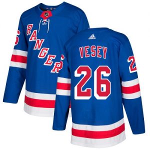 Pánské NHL New York Rangers dresy 26 Jimmy Vesey Authentic Kuninkaallisen modrá Adidas Domácí