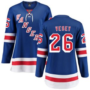 Dámské NHL New York Rangers dresy 26 Jimmy Vesey Breakaway královská modrá Fanatics Branded Domácí