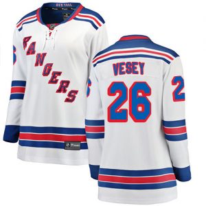 Dámské NHL New York Rangers dresy 26 Jimmy Vesey Breakaway Bílý Fanatics Branded Venkovní