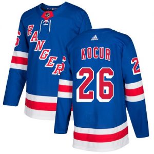 Pánské NHL New York Rangers dresy 26 Joe Kocur Authentic Kuninkaallisen modrá Adidas Domácí