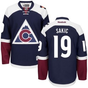 Dámské NHL Colorado Avalanche dresy 19 Joe Sakic Authentic modrá Reebok Alternativní hokejové dresy