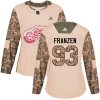 Dámské NHL Detroit Red Wings dresy 93 Johan Franzen Authentic Camo Adidas Veterans Day Practice