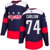 Pánské NHL Washington Capitals dresy 74 John Carlson Authentic Námořnická modrá Adidas 2018 Stadium Series