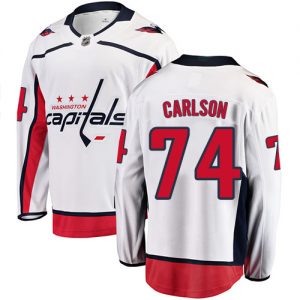 Pánské NHL Washington Capitals dresy 74 John Carlson Breakaway Bílý Fanatics Branded Venkovní