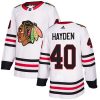 Dětské NHL Chicago Blackhawks dresy 40 John Hayden Authentic Bílý Adidas Venkovní