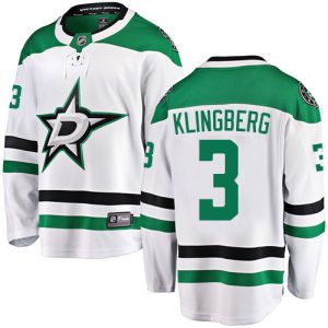 Pánské NHL Dallas Stars dresy 3 John Klingberg Breakaway Bílý Fanatics Branded Venkovní