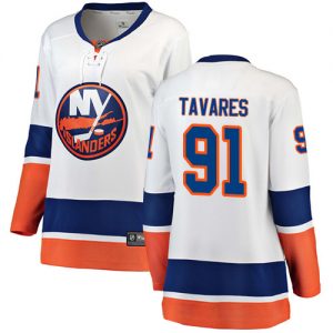 Dámské NHL New York Islanders dresy 91 John Tavares Breakaway Bílý Fanatics Branded Venkovní