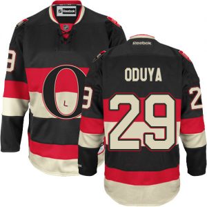 Dámské NHL Ottawa Senators dresy 29 Johnny Oduya Authentic Černá Reebok Alternativní hokejové dresy