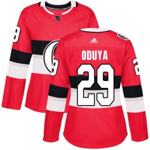 Dámské NHL Ottawa Senators dresy 29 Johnny Oduya Authentic Červené Adidas 2017 100 Classic