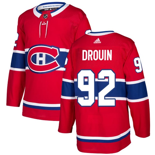 Dětské NHL Montreal Canadiens dresy 92 Jonathan Drouin Authentic Červené Adidas Home