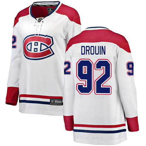 Dámské NHL Montreal Canadiens dresy 92 Jonathan Drouin Breakaway Bílý Fanatics Branded Venkovní