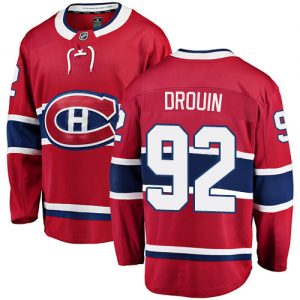 Dětské NHL Montreal Canadiens dresy 92 Jonathan Drouin Breakaway Červené Fanatics Branded Home