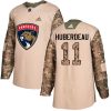 Pánské NHL Florida Panthers dresy 11 Jonathan Huberdeau Authentic Camo Adidas Veterans Day Practice