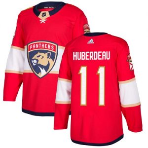 Pánské NHL Florida Panthers dresy 11 Jonathan Huberdeau Authentic Červené Adidas Domácí